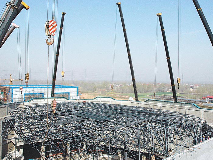 大同网架高空滑移法